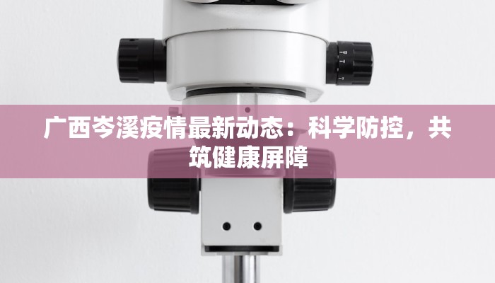 广西岑溪疫情最新动态：科学防控，共筑健康屏障