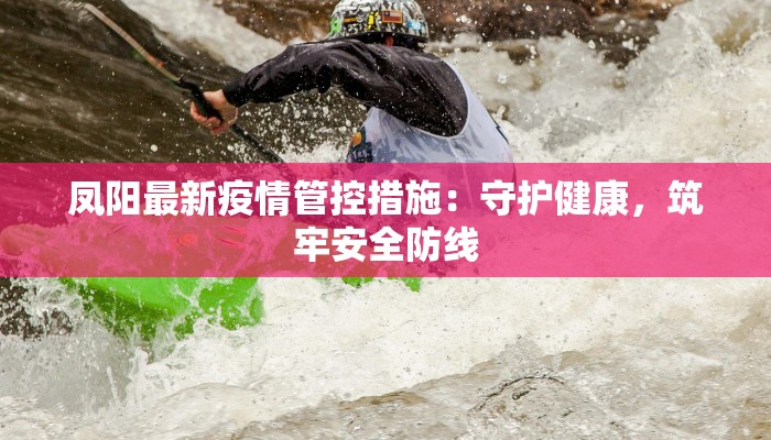凤阳最新疫情管控措施：守护健康，筑牢安全防线
