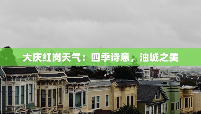 大庆红岗天气：四季诗意，油城之美