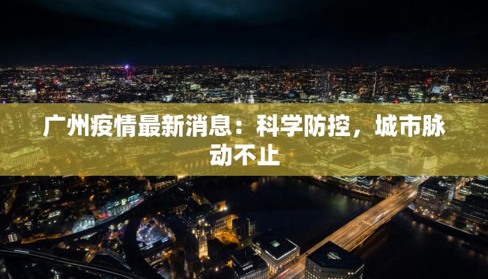 广州疫情最新消息：科学防控，城市脉动不止
