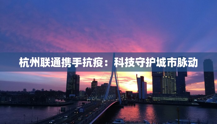 杭州联通携手抗疫:科技守护城市脉动 杭州联通携手抗疫:科技守护城市脉动